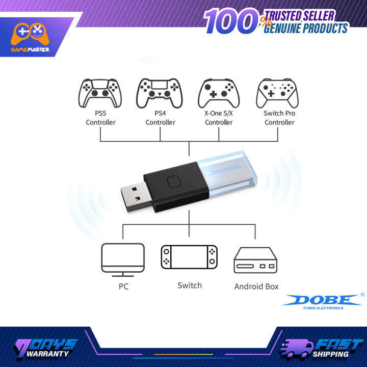 USB Receiver for Switch Xbox One S/X Console Bluetooth-compatible 5.0 ...