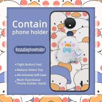 Kickstand foothold Phone Case For Nokia C21 Shockproof Fashion Design Cover Back Cover cartoon TPU Dirt-resistant Cute