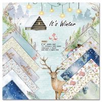 【Green leaf brown forest】 It S Winter Style Scrapbooking Paper Pack Of 24 Sheets Handmade Craft Paper Craft Background Pad