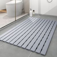 Bernicl Bathroom Non-Slip Mats Shower Room Bath Anti-Fall Floor Washroom Toilet Water Barrier Waterproof Follow Mat