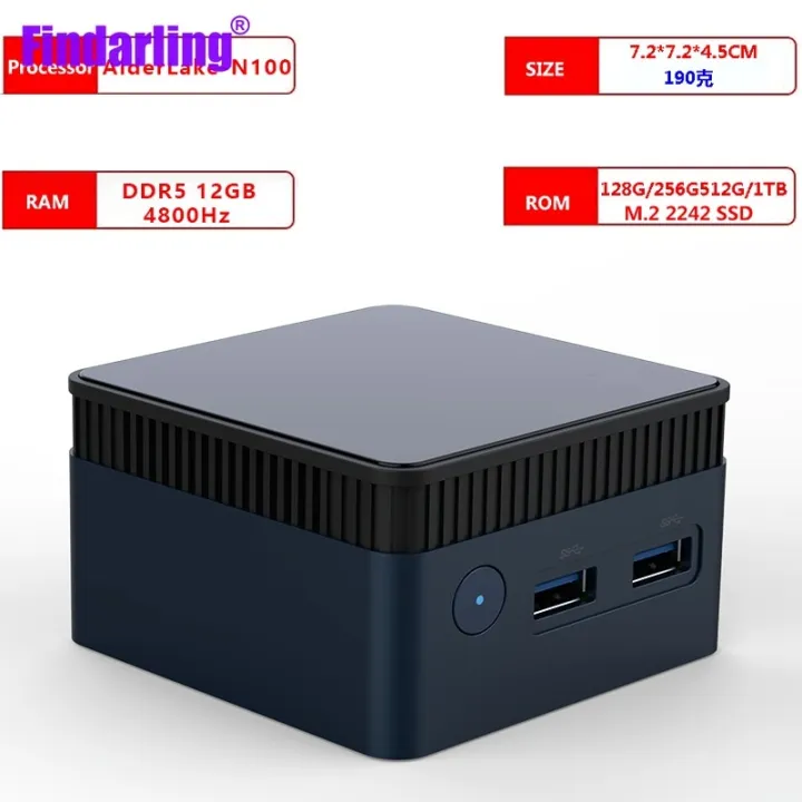 ZX01 PLUS Alder Lake-N100 Windows 11 Portable MINI PC DDR5 12GB