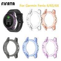 ▬ FIFATA TPU przezroczysta silikonowa osłona ochronna do Garmin Fenix 6 / 6S / 6X osłona