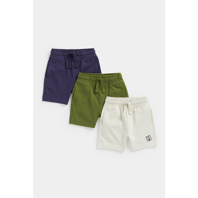 กางเกงขาสั้นเด็กผู้ชาย Mothercare Bear Jersey Shorts - 3 Pack CC810