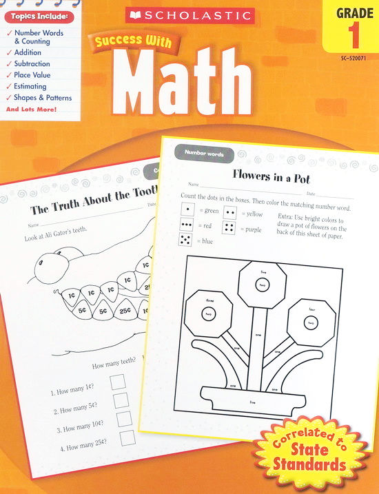 academic-success-with-math-grade-1-first-grade-math-practice-primary-school-students-home-workbook-must-win-series-english-original