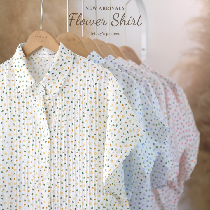 flower-shirt-เสื้อเชิ๊ตผ้าพิมพ์ลายดอกไม้สุดน่ารัก-รายละเอียดด้านล่างเพิ่มเติม