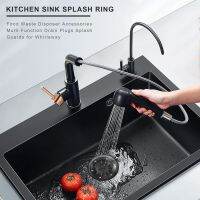 Food Waste Disposer Accessories Multi-Function Drain Plugs Splash Guards for Whirlaway, , Sinkmaster and Models - Guard Measures (4 Pack)