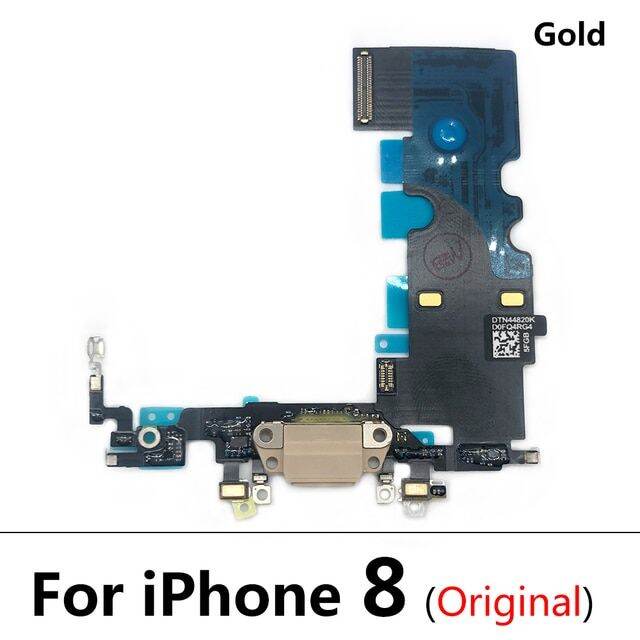 5-ชิ้น-ล็อต-บอร์ดชาร์จใหม่ดั้งเดิม-100-สําหรับ-iphone-7-8-plus-x-xs-usb-port-connector-แท่นชาร์จริบบิ้นพร้อมไมโครโฟน