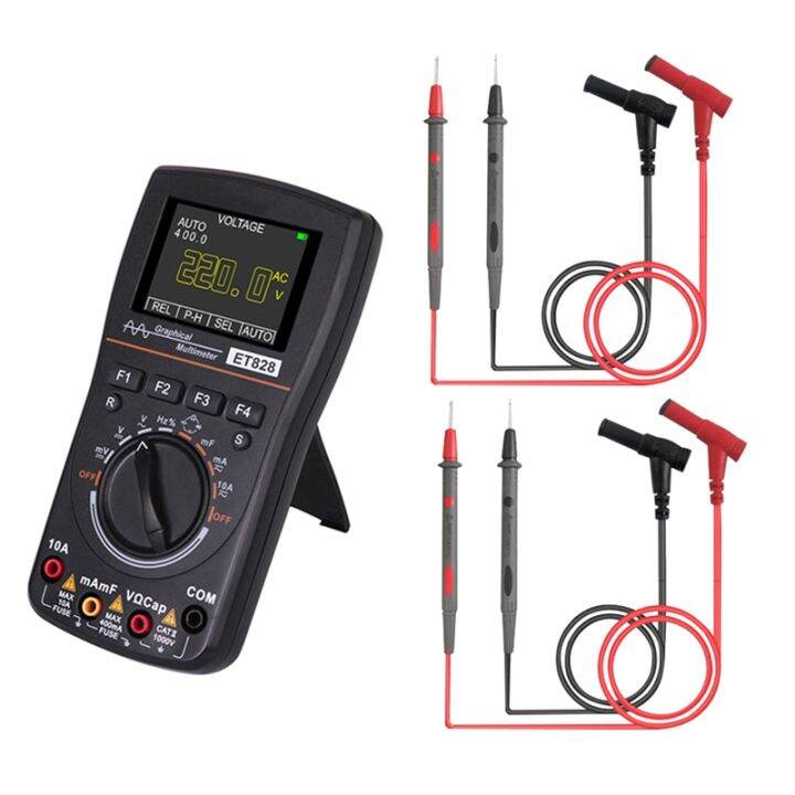 2 in 1 Digital Oscilloscope Multimeter Bandwidth 2.5Msps Sampling Rate