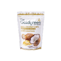 The Goldgreen - มะพร้าวอบกรอบ BAKE COCONUT CHIPS 50 กรัม