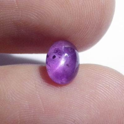 พลอย สตาร์ แซฟไฟร์ ดิบ ธรรมชาติ แท้ ( Unheated Natural Purple Pink Star Sapphire ) หนัก 1.55 กะรัต