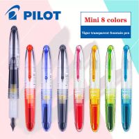 8Pcs / 8colors Japan PILOT Transparent SPN-20F Vibrant Mini Fountain Pen Student Special Replaceable Ink Capsule IRF-10SPN  Pens