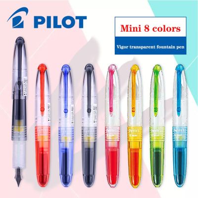 ZZOOI 1 Pcs Japan PILOT Fountain Pen SPN-20F Color Transparent Mini Cute Stationery F Nib Student Beginner Special School Supplies