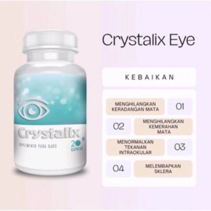 Crystalix eye capsules 20 ORI Lazada