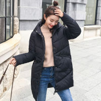 Thick Warm Hooded Long Down Parkas Women Down Jacket Winter Coat Cotton Padded Jacket Woman Winter Jacket Coat Female