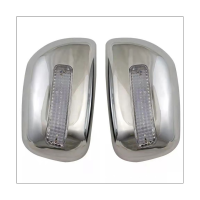 Car Chrome Silver Trim Rear Mirror Covers Shell Rearview Mirror Covers for Toyota Corolla Spacio 2001-2007