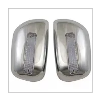 Car Chrome Silver Rearview Side Glass Mirror Cover Rearview Mirror Covers for Toyota Corolla Spacio 2001-2007