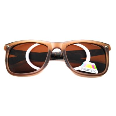CheappyShop แว่นยิงปลา ลายพราง เลนส์สีน้ำตาล เลนส์ Polarized HD ชัดตัดแสงดี ป้องกัน UV400 สบายตา รุ่น 604P