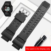 （Bar watchband）Tali Jam Tangan Karet กันน้ำ C-Asio,สายนาฬิกาซิลิโคนเรซิ่น GW9400J1B G-SHOCK สีดำพร้อมหัวเข็มขัดแบบกลัดสร้อยข้อมือ39; S สำหรับผู้ชาย