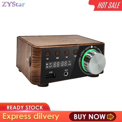 ZYStar พร้อมสายเสียงเครื่องขยายเสียงขนาดเล็ก MP3 2.0 CH สำหรับเก็บโฮมเธียเตอร์50W + 50W สหรัฐ