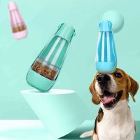 Multifunctional Pet Portable Feeder Drinking Eating Cleaning CarryCup Water Bottle Outdoor Foldable Water Dispenser Dog Supplies