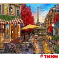 สินค้านำเสนอขายดี? 1986  ขึงเฟรมไม้ 40X50CMพร้อมส่ง รูปวาด ระบายสี ภาพวิว DIY ภาพวาดระบายสี ภาพวาดสีน้ำมัน ภาพระบายสีตามตัวเลข