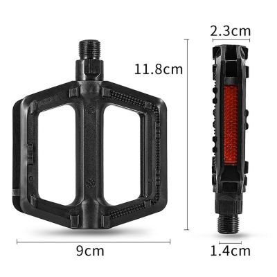 2021 Bicycle Pedals Ultralight MTB Road Pedal Cycling Mountain Bike Part Foot Plat Anti slip 9 39; 39;16 Standard Universally Pedals