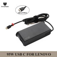 95W 20V 4.75A USB-C ประเภท C เปลี่ยนเอซีแล็ปท๊อปที่ชาร์จอะแดปเตอร์สำหรับเลโนโว Thinkpad Y740S Y9000X 02DL130 ADLX95YLCC3A X1