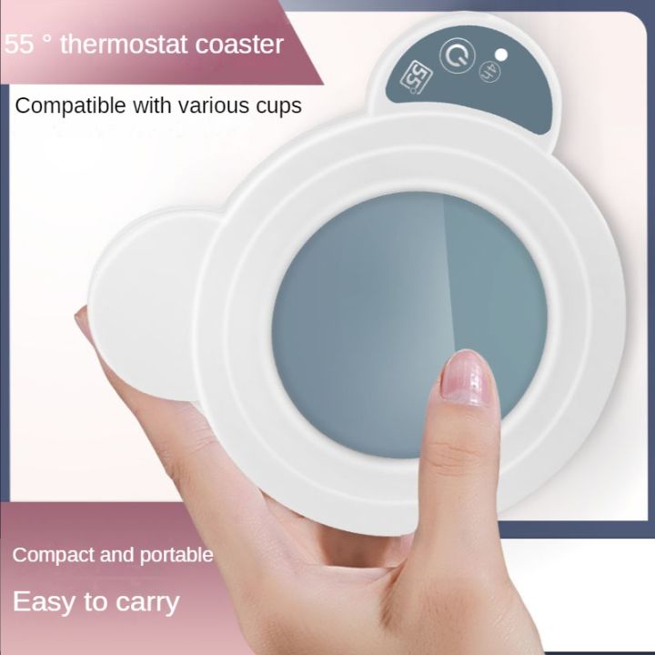 warm-cup-55-degree-usb-heater-automatic-thermostatic-coaster-intelligent-hot-milk-artifact-heat-preservation-cup-dish-household