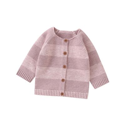 Newborn Baby Sweaters Clothes Autumn Winter Outerwear Infant Kids Boys Girls Long Sleeve Button Up Knitting Jackets &amp; Coats 0-2T