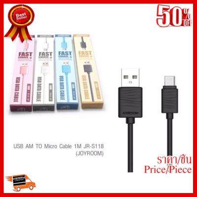 ✨✨#BEST SELLER สาย USB TO Micro Cable 1M (JOYROOM) ประกัน 1 ปี ##ที่ชาร์จ หูฟัง เคส Airpodss ลำโพง Wireless Bluetooth คอมพิวเตอร์ โทรศัพท์ USB ปลั๊ก เมาท์ HDMI สายคอมพิวเตอร์