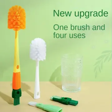 3 In 1 Tiny Cleaning Brush, Cup Lid Cleaner Brushes Set Mini  Multi-functional Crevice Cleaning Brush For Cleaning Bottles, Tumbler, Vase