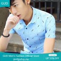 CODtuxiao M-3XL Kemeja Lelaki Summer Men Shirt Fashion printed Shirts Hawaii Short Sleeve Mens Casual Beach Tee Tshirt Streetwear Holiday Party Fashion Blouse Baju Tops Men Clothing