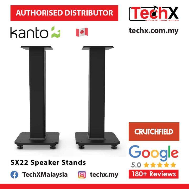 Kanto SX22 22" Premium Floor Standing Speaker Stands SX Series