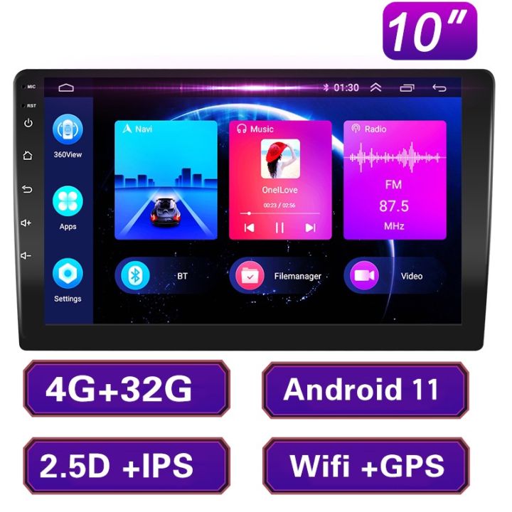 4g-ram-32g-rom-ips-เครื่องเล่นมัลติมีเดีย-วิทยุ-wifi-gps-บลูทูธ-9-นิ้ว-10-นิ้ว-android-12-0-2din-สําหรับรถยนต์