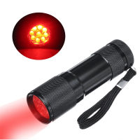 670nm 670nm 9LED Deep Red Light Flashlight Against Deteriorating Eyesight Torch