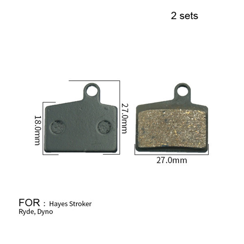 Dyno Sport bike disc brake pads Semi Metal Pair For Hayes Stroker Ryde 