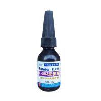 ☏ 10g kafuter K-303 UV glue uv curing adhesive Acrylic PMMA Transparent Liquid plastic Acrylic adhesive