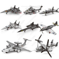 Moc Armed Aircraft Combat Aircraft SR-71 Military Weapon Building Blocks Assembled Model Military Bricks Toy Children Gift Building Sets