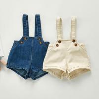 2020 Autumn New Baby Overalls Boys Girls Denim Overalls Kids Jumpsuit Children Denim Shorts