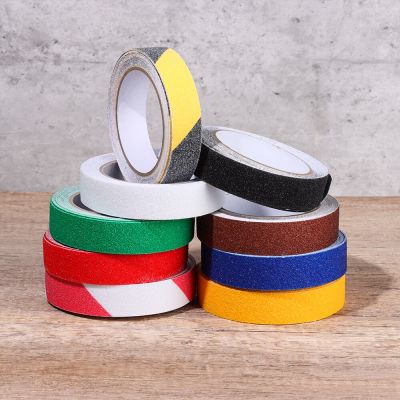 25mmx5m Stairs Floor Non-slip Tape Sandpaper Anti Slip High Traction Stickers Indoor Outdoor Strong Adhesive Waterproof Tape Adhesives  Tape