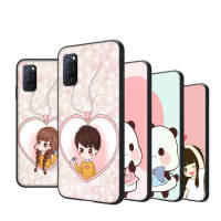 Couple Pictures อ่อนนุ่ม เคสโทรศัพท์ หรับ Realme C33 C12 C21 XT C25Y C17 C1 C21Y X2 C11 V11S C20 C20A C3 C15 C30 C2 C25S V11 C31 Pro Black ปก