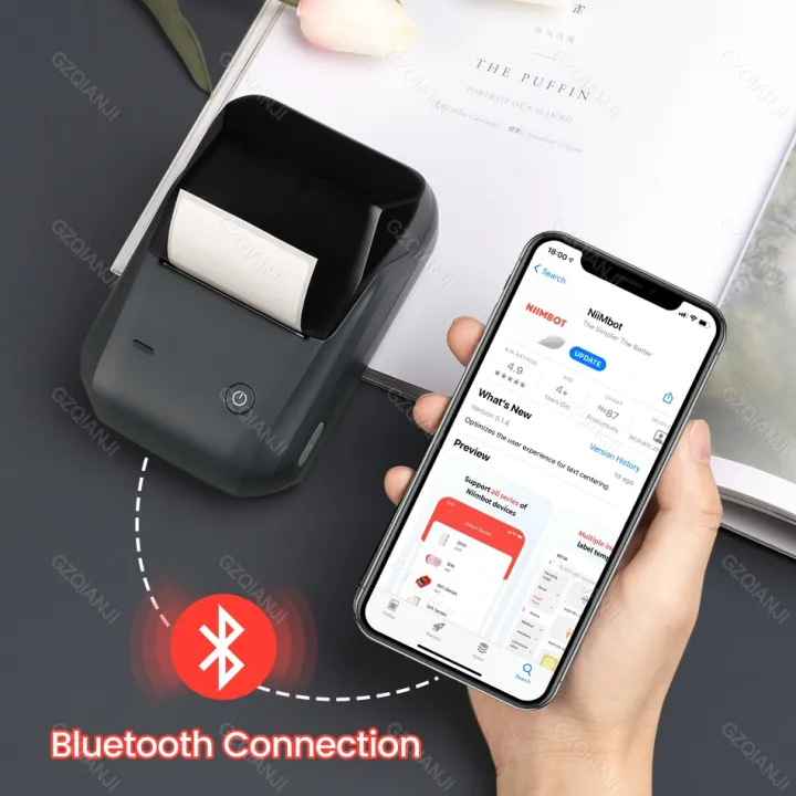 niimbot-เครื่องพิมพ์ฉลาก-b1เครื่องพิมพ์ฉลากความร้อนบลูทูธเครื่องติดฉลากสติกเกอร์ด้วยตนเองเครื่องพิมพ์ฉลากกระเป๋าแบบพกพา