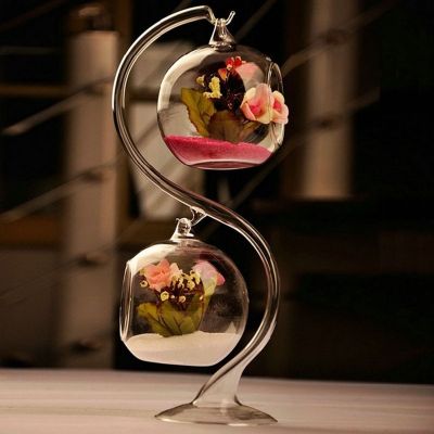 Creative Hanging Glass Ball Vase Flower Plant Potted Glass Container Home Office Decoration Home Decor Hanging Glass Vases ваза