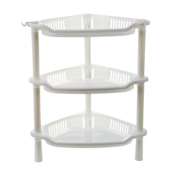 3 Tier Plastic Corner Shelf izer Bathroom Kitchen Lazada PH