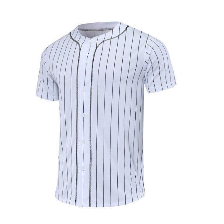 sim-new-design-baseball-jersey-men-stripe-short-sleeve-street-hiphop-baseball-tops-shirts-button