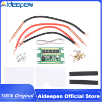 Aideepen เครื่องเชื่อมจุดขนาดเล็กแบบพกพา12V,บอร์ดควบคุม Diy 8เกียร์จอแสดงผลดิจิตอลอัจฉริยะแบตเตอรี่ลิเธียมอัตโนมัติ18650เชื่อมกับเคสอะคริลิก