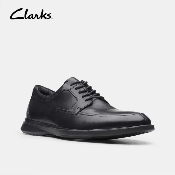 clarks mens black casual shoes