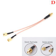 EVAN SMA để 2X SMA Nam Nữ Y loại Bộ kết hợp bộ chia tách cáp nối Pigtail