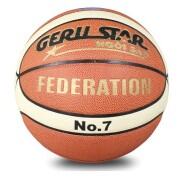 Banh Bóng Rổ Da Geru Star Federation - Tặng Kim Bơm, Túi Lưới Indoor Bền