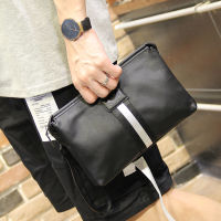 Fashion Mens Clutch Bag High Quality Pu Leather Business Envelope Pocket Coin Purse Phone Bag